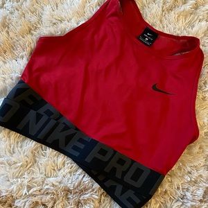 **SOLD*** Nike Pro Intertwist Top - Red